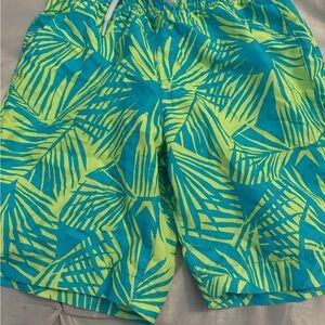 Tropical Blue and Green kids Shorts